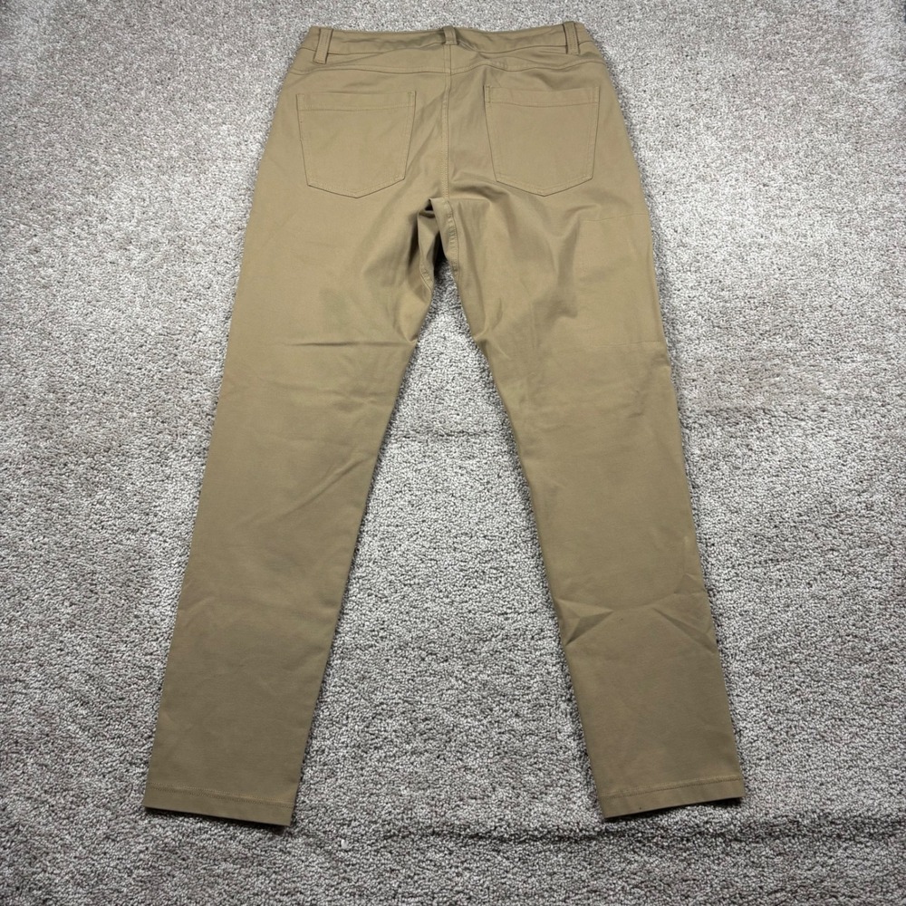 BYLT Premium Basics Everyday Pant 2.0 Tan Khaki Slim Tapered Stretch Mens 33